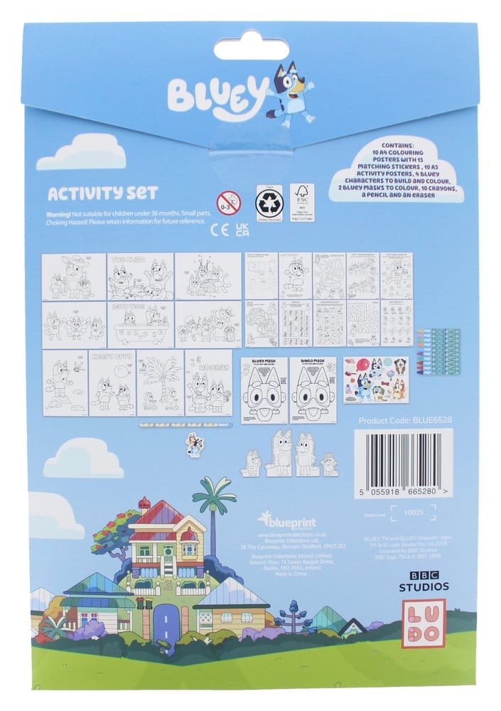 Bluey Spiel- & Lernposter-Set