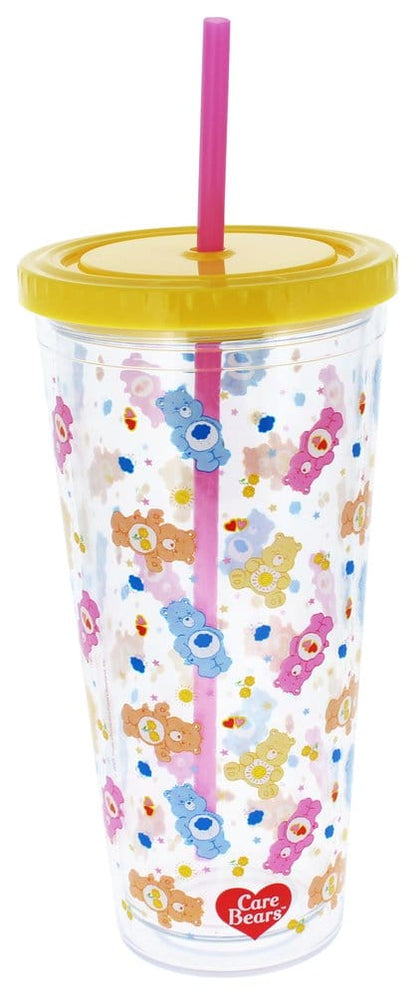 Glücksbärchis Becher mit Strohhalm 350 ml