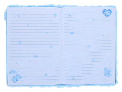 Glücksbärchis Plüsch-Notizbuch Blau