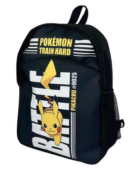 Pokémon Rucksack Pokémon Train Hard Schwarz