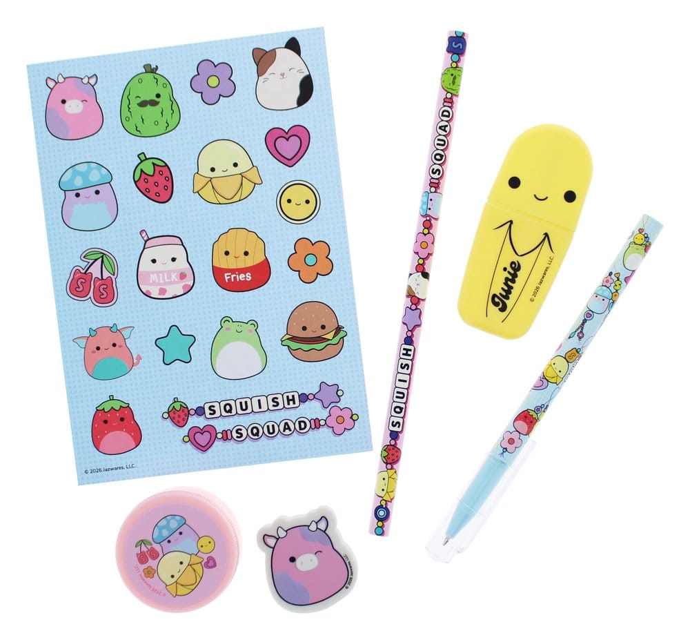 Squishmallows Schreibset Squish Squad 7-teilig