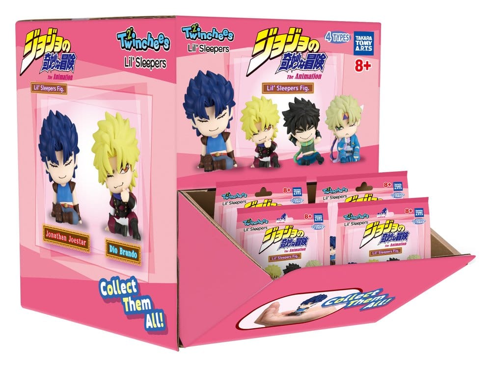 Jojo´s Bizzare Adventure Twinchees Minifiguren Lil´Sleepers 5 cm Blind Pack Display (24)