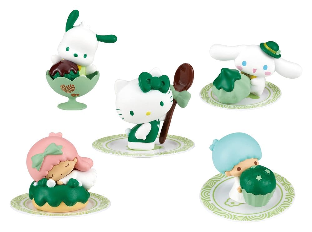 Sanrio Twinchees Minifiguren Hello Kitty & Friends Ich liebe Matcha 5 cm Blind Pack Display (24)
