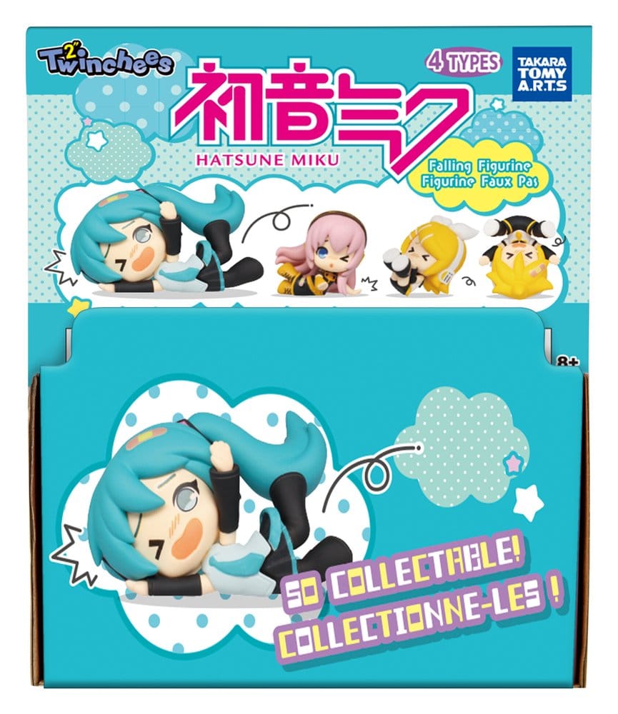 Hatsune Miku Twinchees Minifiguren Fallende Figuren 5 cm Blind Pack Display (24)