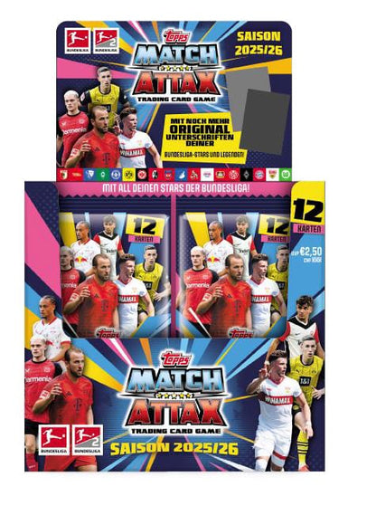 Bundesliga Match Attax Trading Cards 2025/26 Booster Display (36) *Deutsche Version*