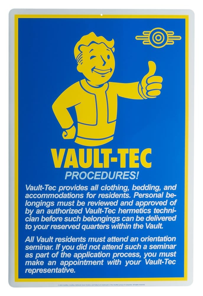 Fallout Me­tall­schild Procedures