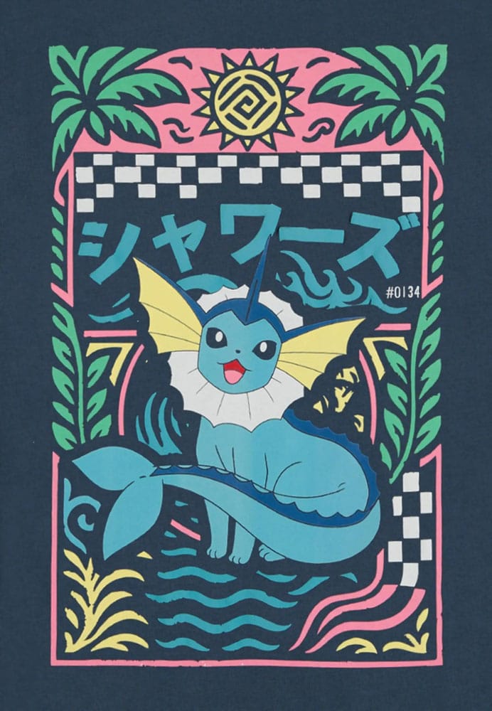 Pokémon T-Shirt Aquana Navy