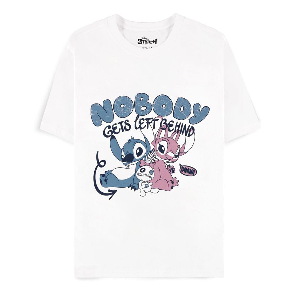 Lilo & Stitch T-Shirt Nobody Gets Left Behind Größe L