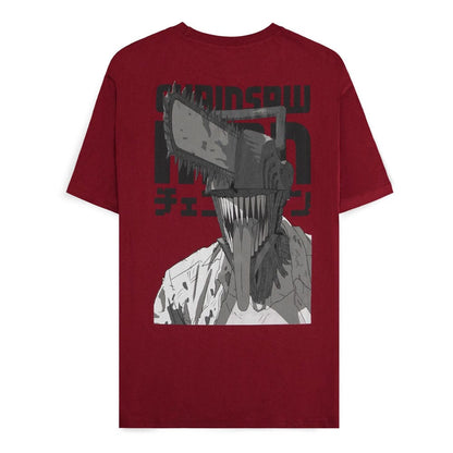 Chainsaw Man T-Shirt Smile Bordeaux  Größe S
