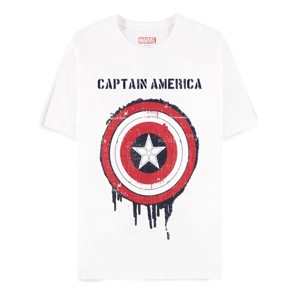 Captain America Brave New World T-Shirt Shield Größe M