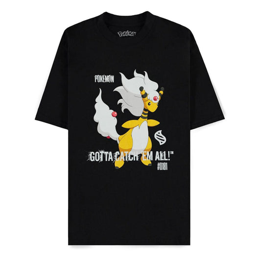 Pokémon Mega Evolutions T-Shirt Mega Ampharos Gotta Catch Em All Größe M