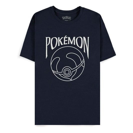 Pokémon T-Shirt Navy Heal Ball Größe M