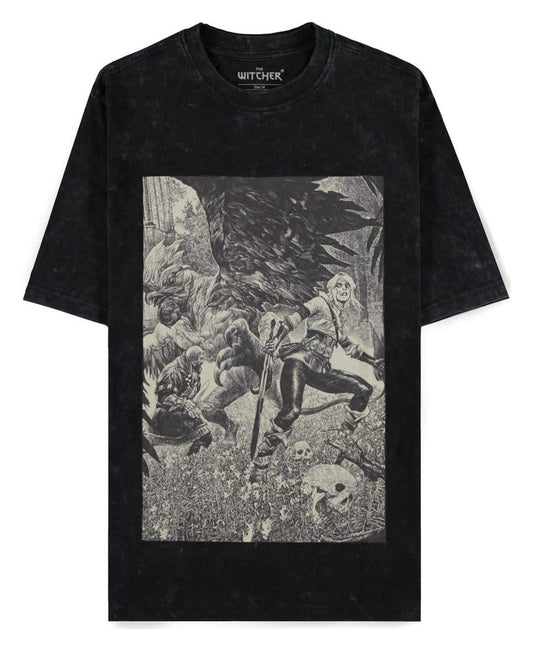 The Witcher T-Shirt Ciri and the Basilisk L