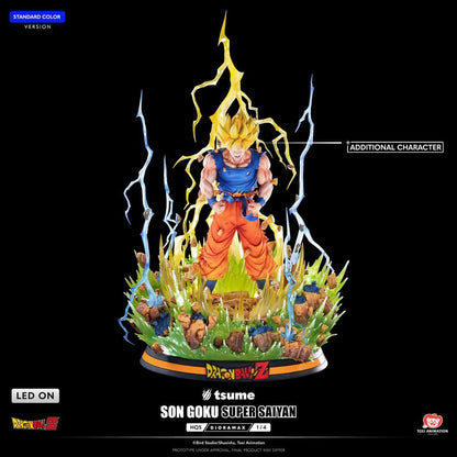 Dragon Ball Z HQS Dioramax Figur 1/4 Son Goku Super Saiyan 51 cm