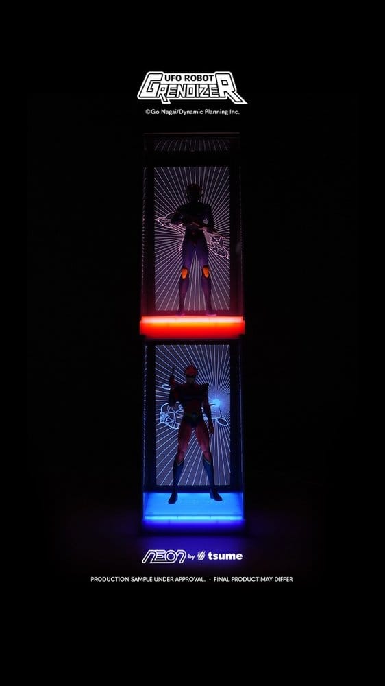 Grendizer Neon Figur 1/9 Kabuto Koji - Alcor 25 cm