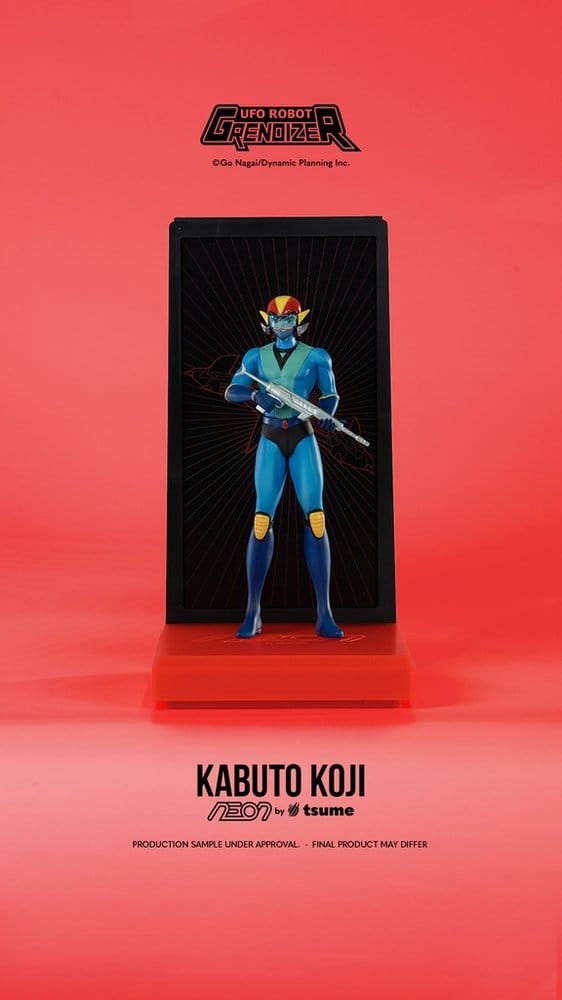 Grendizer Neon Figur 1/9 Kabuto Koji - Alcor 25 cm