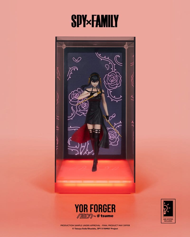 Spy x Family Neon Figur 1/9 Yor Forger 20 cm