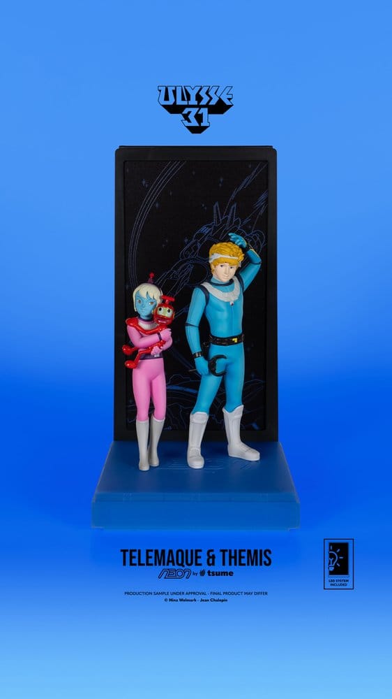 Ulysse 31 Neon Figur 1/9 Telemachus & Themis 20 cm