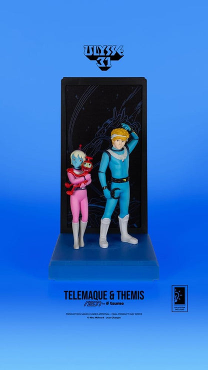 Ulysse 31 Neon Figur 1/9 Telemachus & Themis 20 cm