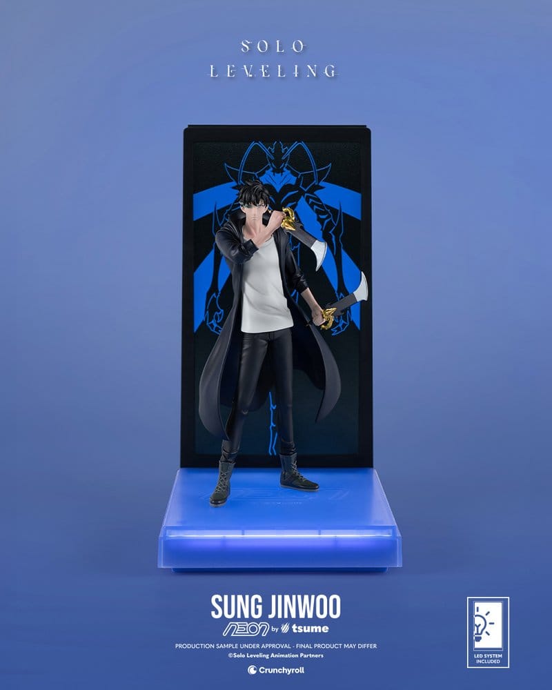Solo Leveling Neon Figur 1/9 Sung Jinwoo 20 cm