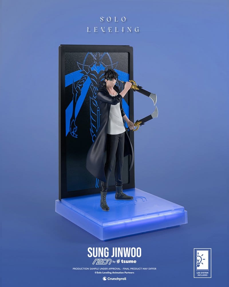 Solo Leveling Neon Figur 1/9 Sung Jinwoo 20 cm