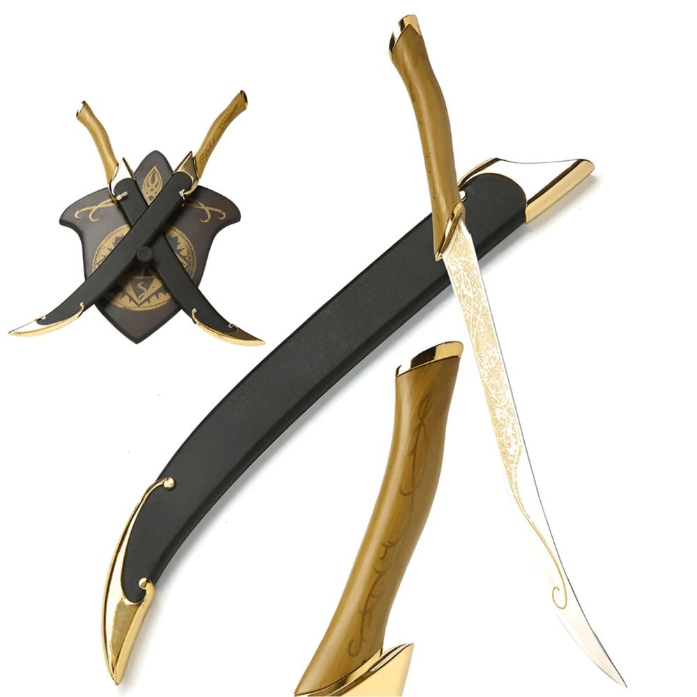 Herr der Ringe Replik 1/1 Schwertscheiden für Legolas Messer 50 cm
