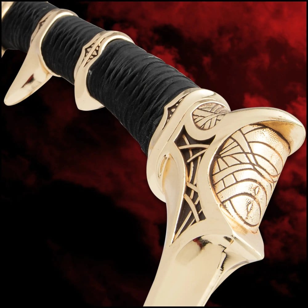 Kit Rae Swords of the Ancients Replik Savathos-Mithrodin Kriegsschwert Gold Version 111 cm