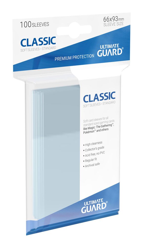 Ultimate Guard Classic Soft Sleeves Standardgröße Transparent (100)