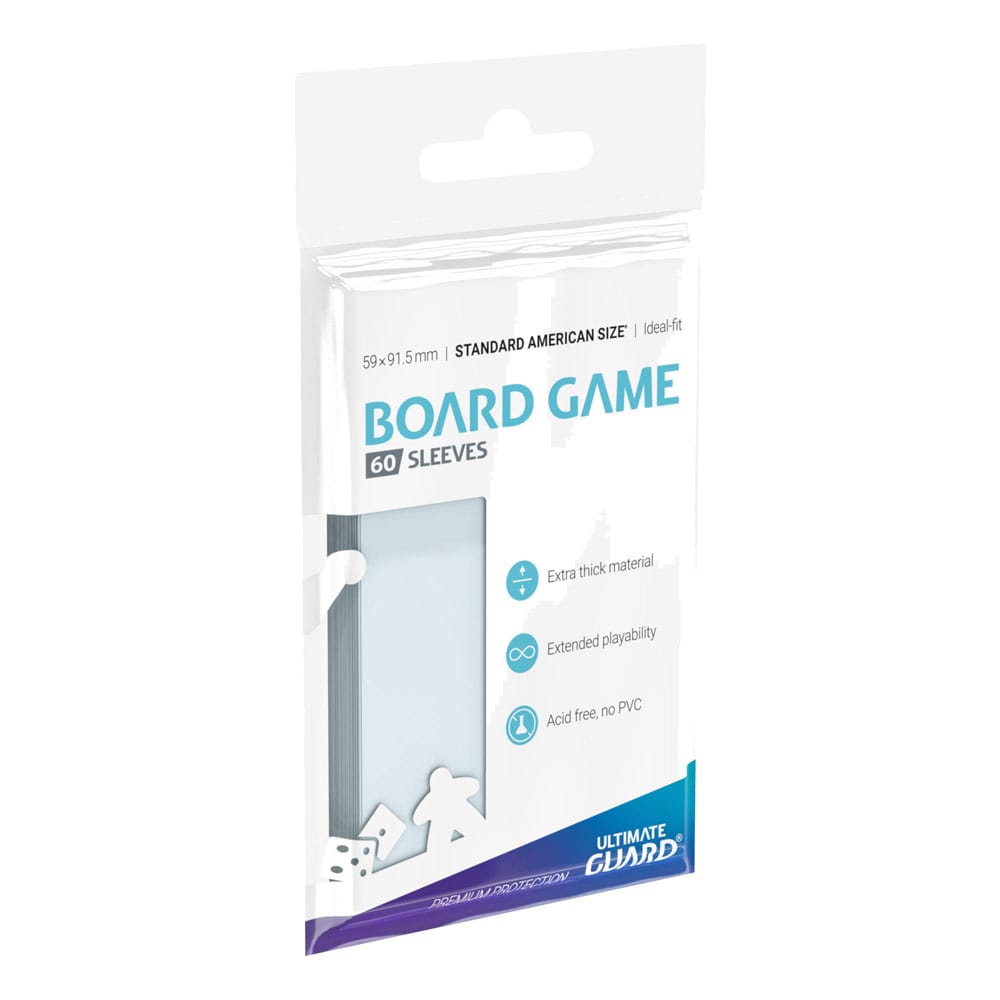 Ultimate Guard Premium Soft Sleeves für Brettspielkarten Standard American (60)