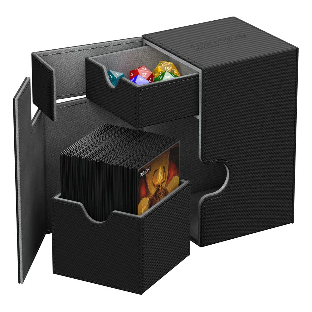 Ultimate Guard Flip´n´Tray Deck Case 100+ Standardgröße XenoSkin Schwarz