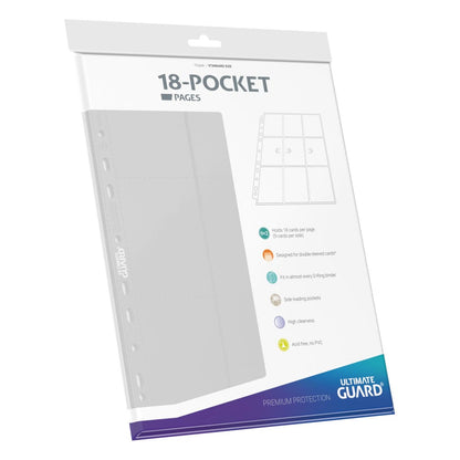 Ultimate Guard 18-Pocket Pages Side-Loading Weiß (10)