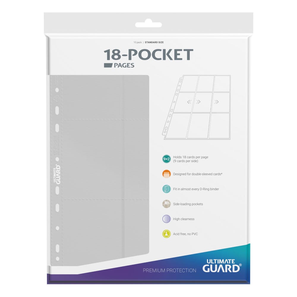 Ultimate Guard 18-Pocket Pages Side-Loading Weiß (10)
