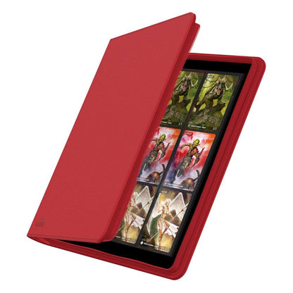 Ultimate Guard Zipfolio 480 - 24-Pocket XenoSkin (Quadrow) - Rot
