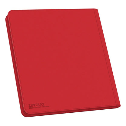 Ultimate Guard Zipfolio 480 - 24-Pocket XenoSkin (Quadrow) - Rot