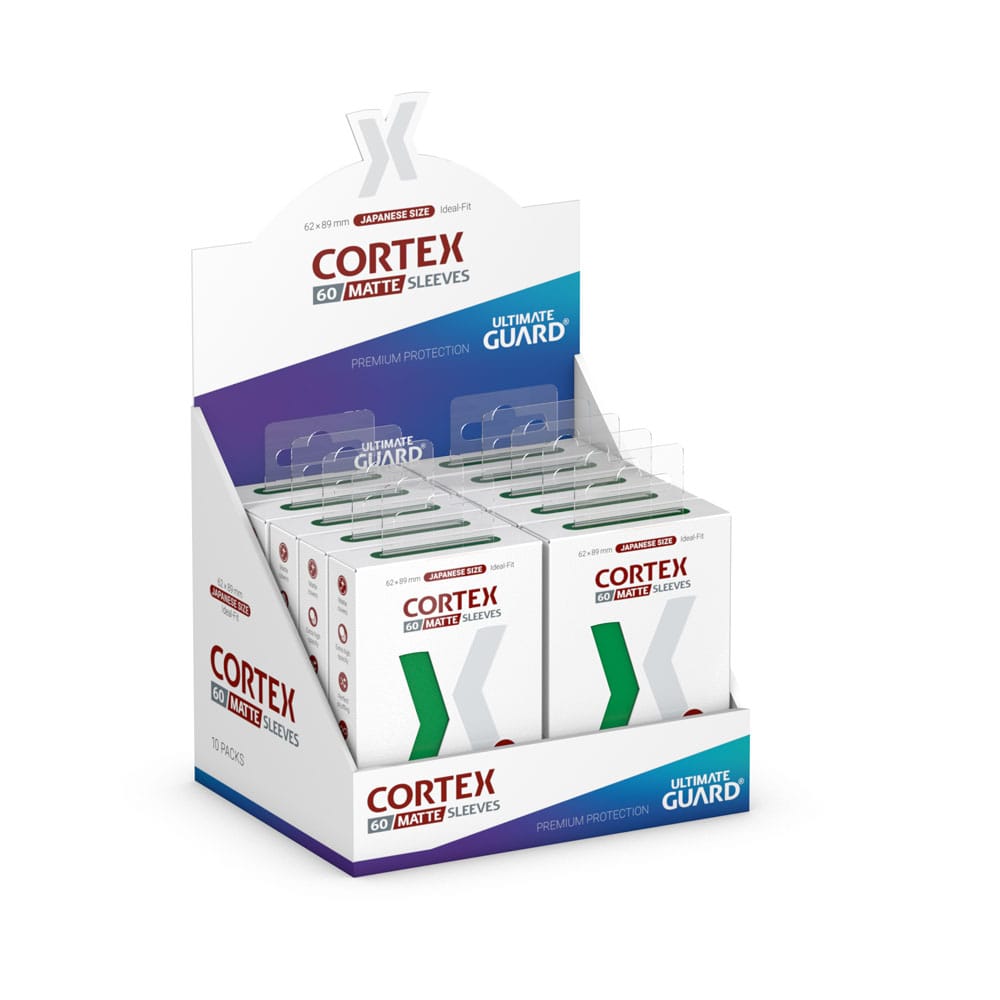 Ultimate Guard Cortex Sleeves Japanische Größe Matt-Grün (60)