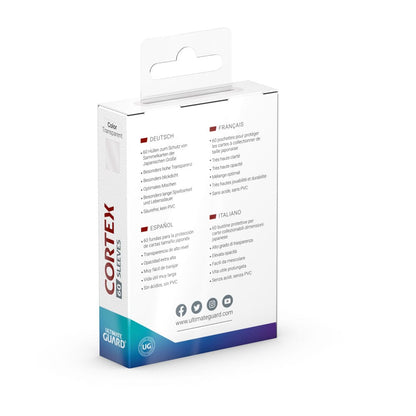 Ultimate Guard Cortex Sleeves Japanische Größe Transparent (60)