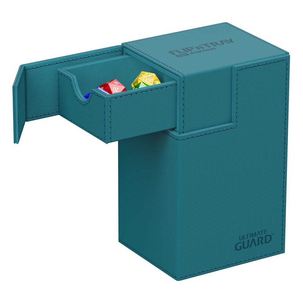 Ultimate Guard Flip`n`Tray 80+ XenoSkin Monocolor Petrolblau