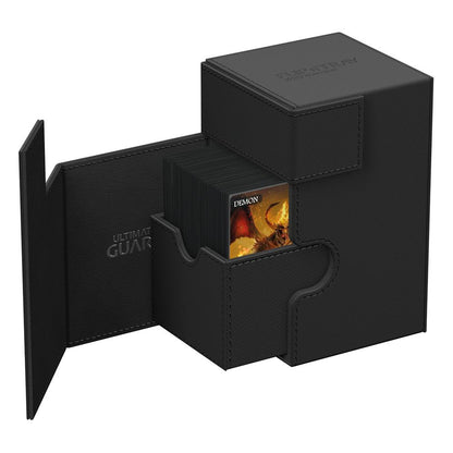 Ultimate Guard Flip`n`Tray 100+ XenoSkin Monocolor Schwarz