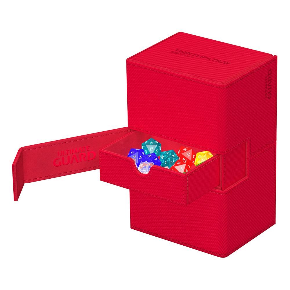 Ultimate Guard Twin Flip`n`Tray 160+ XenoSkin Monocolor Rot