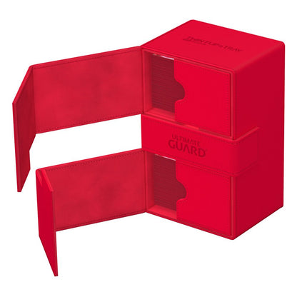Ultimate Guard Twin Flip`n`Tray 160+ XenoSkin Monocolor Rot