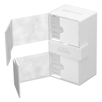Ultimate Guard Twin Flip`n`Tray 200+ XenoSkin Monocolor Weiß