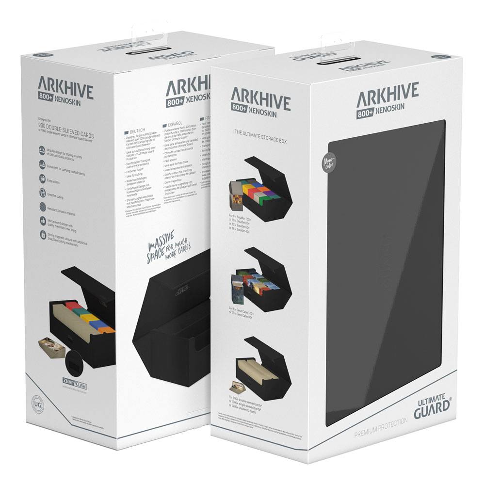 Ultimate Guard Arkhive 800+ XenoSkin Monocolor Schwarz