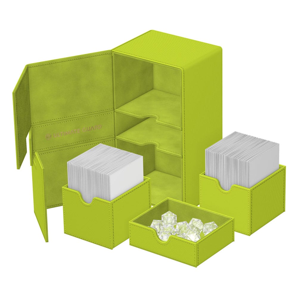 Ultimate Guard Twin Flip'n'Tray 200+ Xenoskin "Summer Edition 2025" - Lime