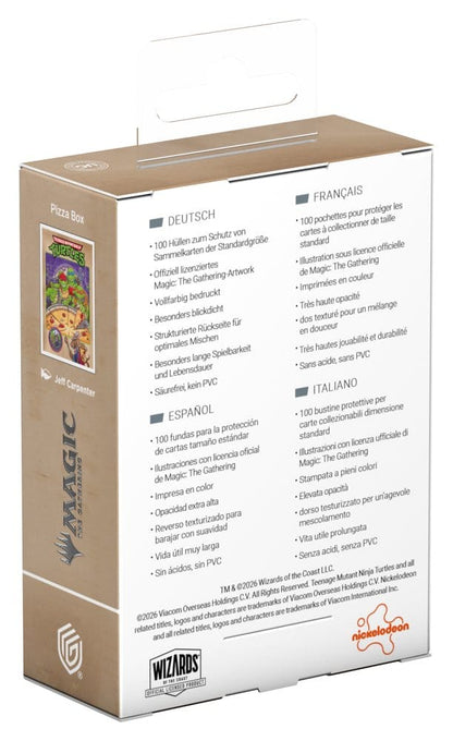 Ultimate Guard Art Sleeves Magic: The Gathering | Teenage Mutant Ninja Turtles - Pizza Box