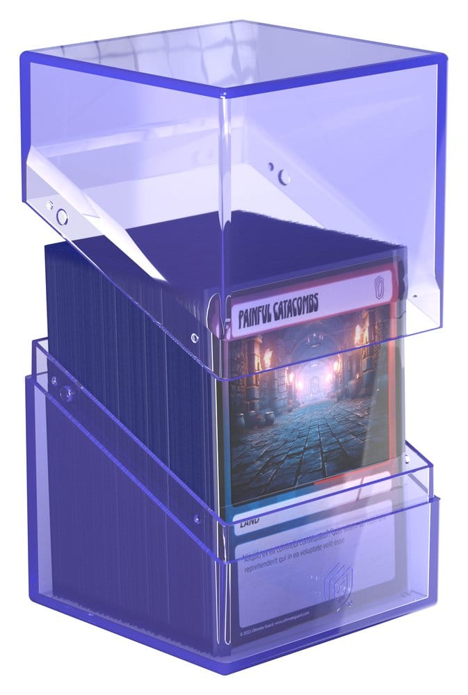 Ultimate Guard Boulder 100+ Clear - Blue Chalcedony
