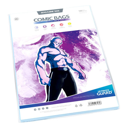 Ultimate Guard Comic Bags wiederverschließbar Magazine Size (100)