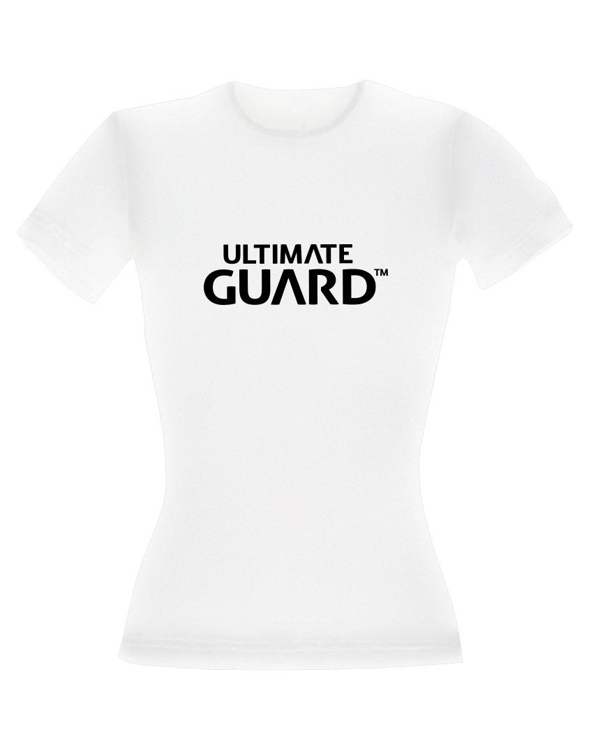 Ultimate Guard Girlie T-Shirt Wordmark Weiß Größe M