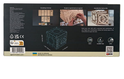 Ugears 3D-Holzpuzzle Tresor