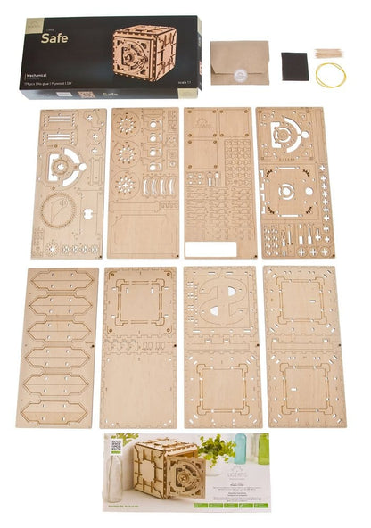 Ugears 3D-Holzpuzzle Tresor
