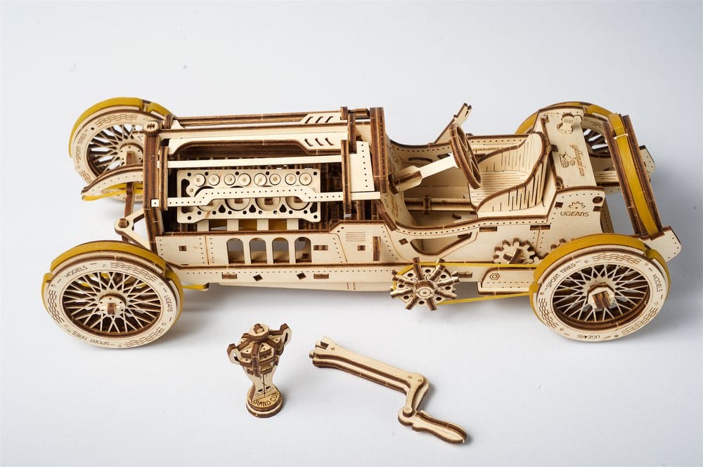 Ugears 3D-Holzpuzzle U-9 Grand Prix Auto